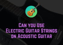 can I use electric guitar strings on acoustic guitar