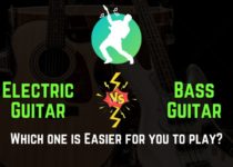 is electric guitar easier than bass