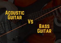 acoustic vs bass guitar