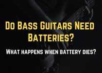 Do bass guitars need batteries