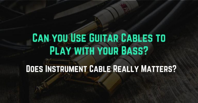 guitar cable for bass