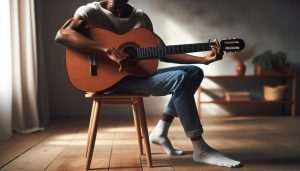 Start Playing Guitar Today - Free Tutorials & Guides | ScoreGuitar.com 1 How to Hold a Guitar: Perfect Posture for Better Playing