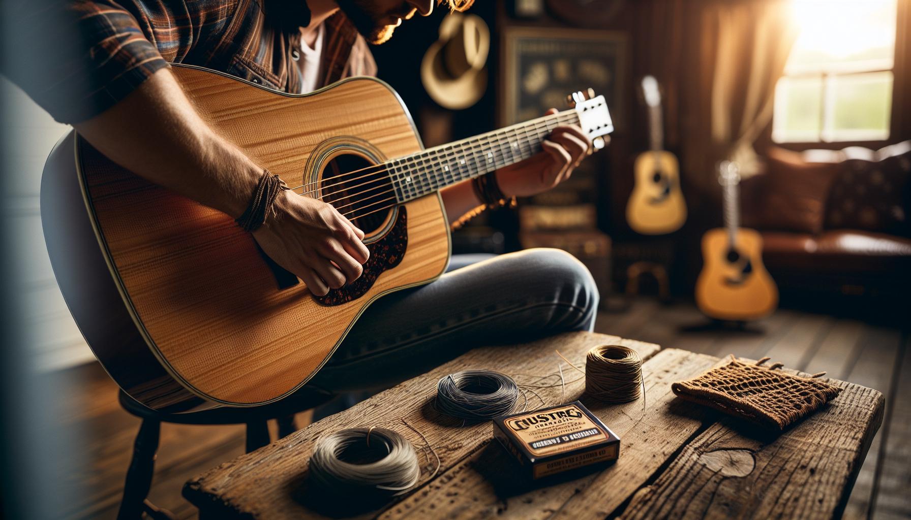 Top Brands of Country Acoustic Guitar Strings in Nashville