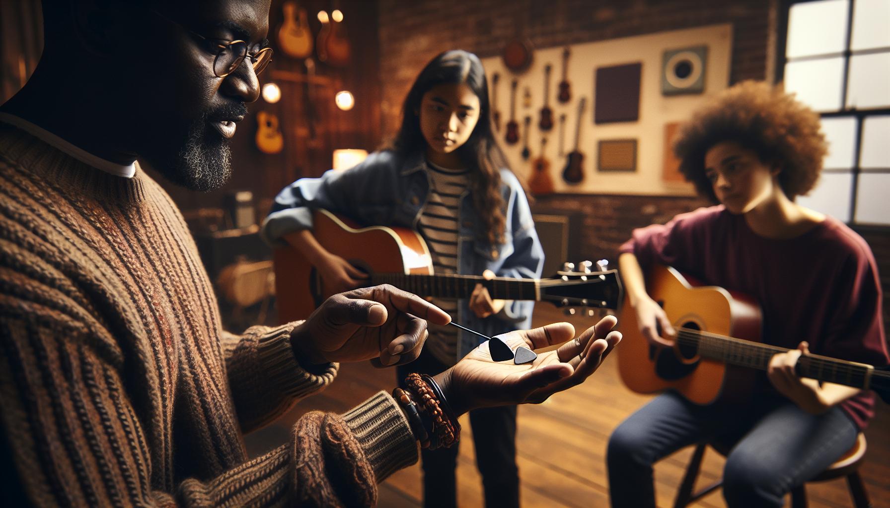 Common Mistakes When Holding a Guitar Pick